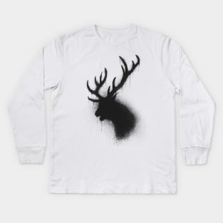 Dark deer Kids Long Sleeve T-Shirt